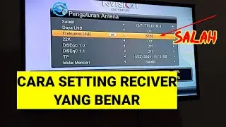 CARA SETTING TELKOM 4 TERBARU TAHUN 2023 || SETTING RECEIVER K VISION TELKOM4