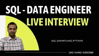 Запись живого интервью с SQL Data Engineer