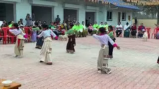ཞི་བདེ་གྲོང་སྡེའི་བུ་མོ་ཆུང་ཆུང་ཚོའི་ཞབས་བྲོBylakuppe camp 7 Gorshey performance cute girls 