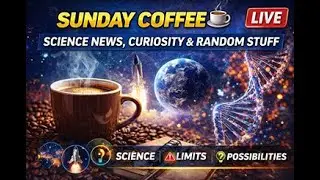 Sunday Coffee ☕ | Science News, Curiosity & Random Stuff (LIVE)
