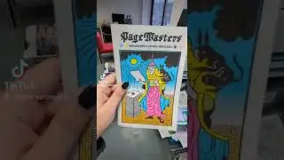 Riso printing my comic was fun! It looks awesome!! #riso #comic #zine