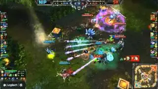 SK Gaming wombo combo against NIP crushes Bjergsen