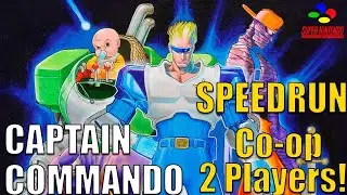 🟢SPEEDRUN - Recorde Mundial em Captain Commando com @yurisalgadin | !YOUTUBE | !META | !NUUVEM