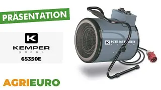 Produktvideo Kemper 65350E – Elektrischer Warmluftgenerator mit Ventilator – Dreiphasig – 5000 W