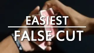 COMO MANIPULAR CARTAS LIKE A BOSS!! | EASIEST False CUT (Cardistry Tutorial)