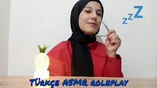 Türkçe ASMR / roleplay kaşlarını alıyorum / Turkish ASMR