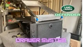 New Land Rover Defender Drawer System with Tilting Fridge Slide!!!!