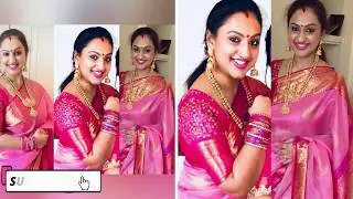 Actress Preetha Hari Saree Collection || South Indian Actress saree collection || Fairy Dreams