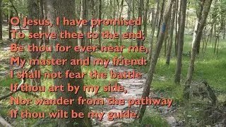 O Jesus, I Have Promised (Tune: Wolvercote - 5vv) [with lyrics for congregations]