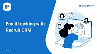 How does the email tracking work in Recruit CRM