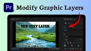 How to edit text in Adobe Premiere Pro (Title Anchor)