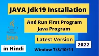 how to install java jdk 19 on window 10 | 11 in 2022 #javainstallation #jdk19