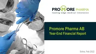 Promore Pharma presents Full Year 2021