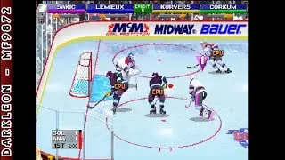 2 on 2 - Open Ice Challenge &copy; 1995 Midway - Arcade Gameplay