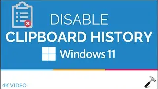 Disable Clipboard History in Windows 11