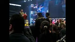 Jack Korpela & Matt Striker come down to ringside