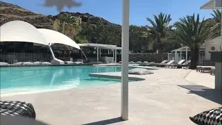 JULY 2020 - Ios (Greece) Mylopotas Beach Walkway to FarOut Beach Club