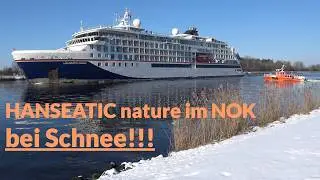 Hanseatic Nature im verschneiten Nord-Ostsee Kanal - Schnee-Passage am 18.02.2026