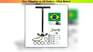 NUOGE 30mpa 4500Psi 4 Stage PCP Hand Pump Air Compressor High Pressure 300bar