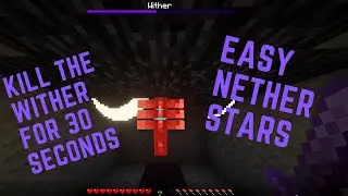 The Easiest Way To Kill The Wither Minecraft 1.19.2