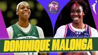 Dominique Malonga Speaks on Dunking in Unrivaled & Playing Cam Brink 1-on-1 | Around the W
