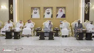 حاكم عجمان وولي عهده يتقبلان التهاني بشهر رمضان من وزير العدل ومفتي مصر
