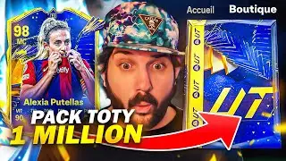 TOTY PACK &Agrave; 1 MILLION 86X25 & J'OUVRE LES PACKS 5 ICONES TOTGS GARANTI ! FC 24