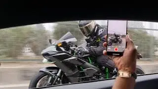 Kawasaki H2 Smokes Lamborghini Huracan ft. My Super Bros JS Films and Nishant Saboo