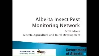 Scott Meers - Alberta Insect Pest Monitoring Network