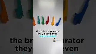 All the colors of the Lego brick separator