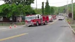 Long Valey and Oxford FD Leaving Netcong