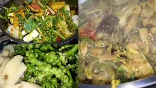 পুই পিটুলি আর শীতের টাটকা সব্জি দিয়ে শুটকি মাছের  চচ্চরী....