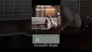 Richard Marx - Right here waiting  #chords #acoustic  #guitarsongs #fingerstyleguitar #jazzguitar