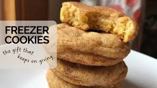 FREEZER COOKIES | how to freeze cookie dough perfectly!