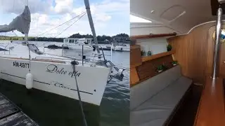 Sailing yacht Cobra 33. Watching inside and out. Парусная яхта Кобра 33. Обзор снаружи и изнутри