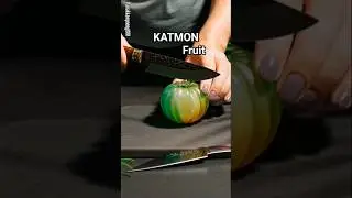 ASMR Cutting Glass Fruit - Katmon fruit #shorts #asmr #glassfruit #katmon