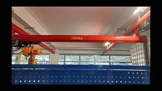Ceiling Mounted KBK Crane System 1000kg , Light Duty Overhead Crane for Sale, Modular Crane Design