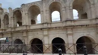 Roman amphitheatre in Arles France