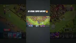 super archer is crazy #coc #cidukwarrior #supercell #easy #superarcher #gameplay #games