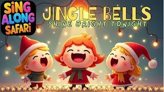 Jingle Bells Shine Bright Tonight | Kids Christmas Sing Along