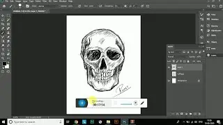 draw a skull in 15 min