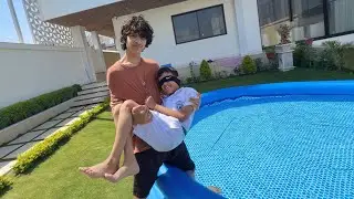 Kunali ko pool mein Dal Diya 🤣 School Se Aate Hi