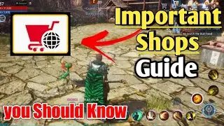 Mir 4 | Important Shops you Should know For New Players Guide