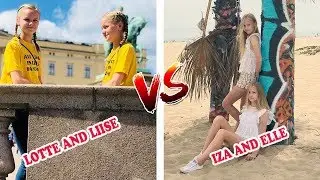 Lotte and Liise Vs Iza and Elle ( Best Of June & July 2018 ) Musically Compilation