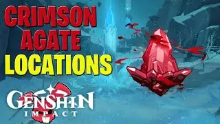 Genshin Impact All Crimson Agate Locations Guide Dragonspine