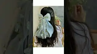 cute hair bow pin ideas#shorts #fashion #trending #new #viral#hairpin#bow#hairstyle#hairaccessories