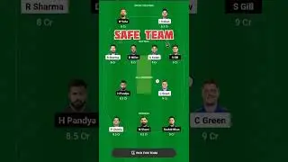 GT vs MI dream 11 team|Mi vs GT fantasy predictions| #ipl #mumbai