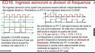 ED16. Ingressi asincroni e divisori di frequenza