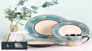 ?Kitchen Dinner Plates Sets Ceramic Plate Set Durable Serving Plate Steak Salad