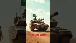 Breaking: Saudi Arabia also Unveils Its Powerful Abrams M1A2 Tank #shorts #saudiarabia